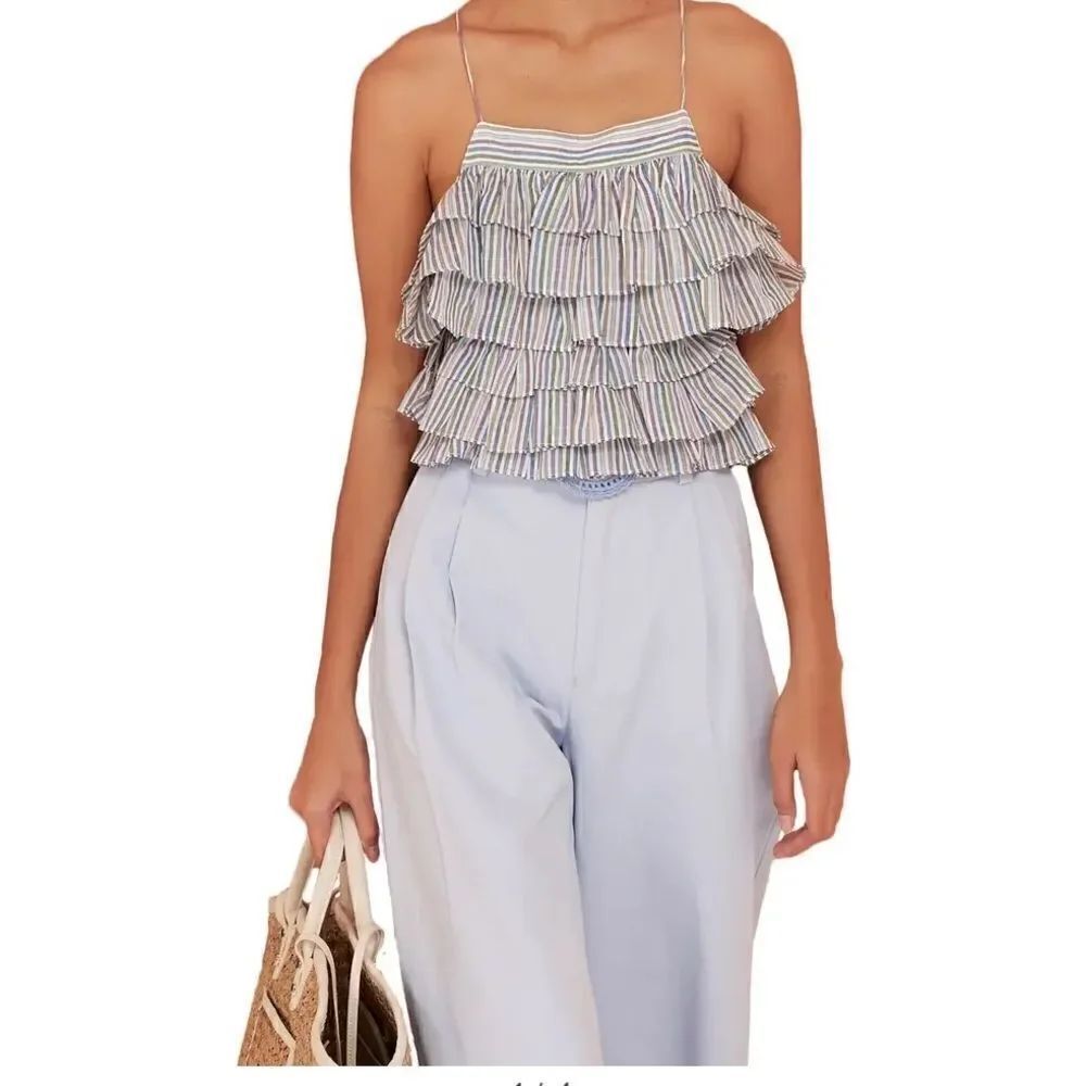 Magali Pascal Layered Ruffle Tank - Picture 9 of 9
